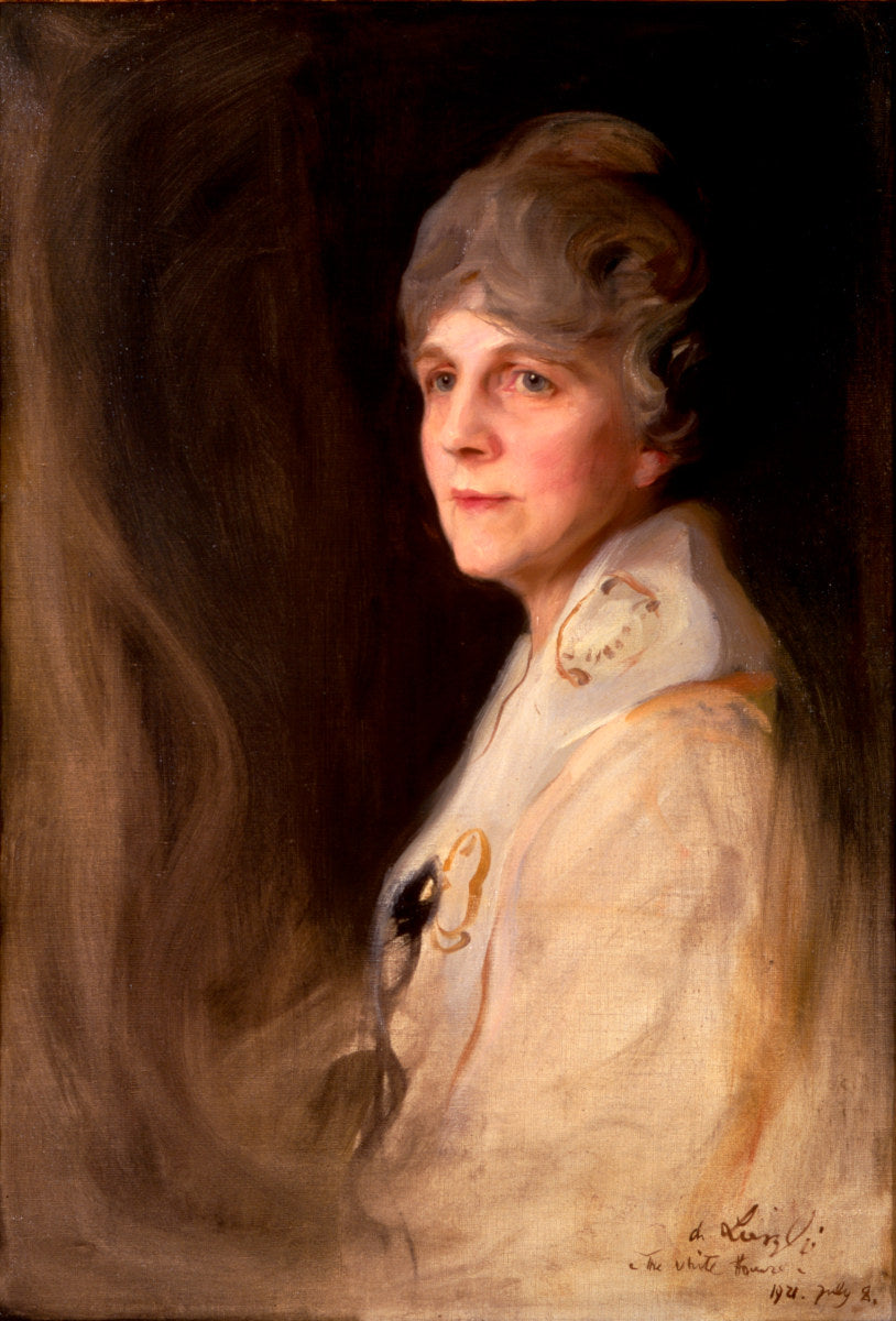 Florence Kling Harding - Philip de László image 1 reproduction réalisée par Alpha Reproduction