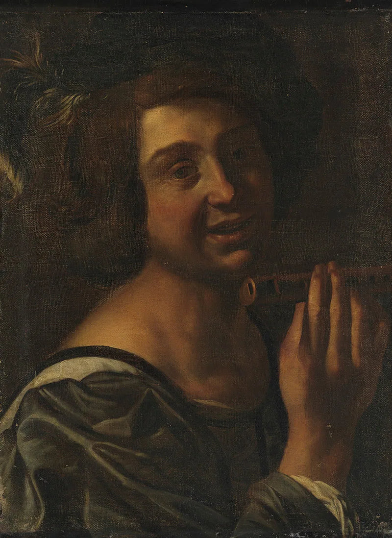 Flötist - Gerrit van Honthorst