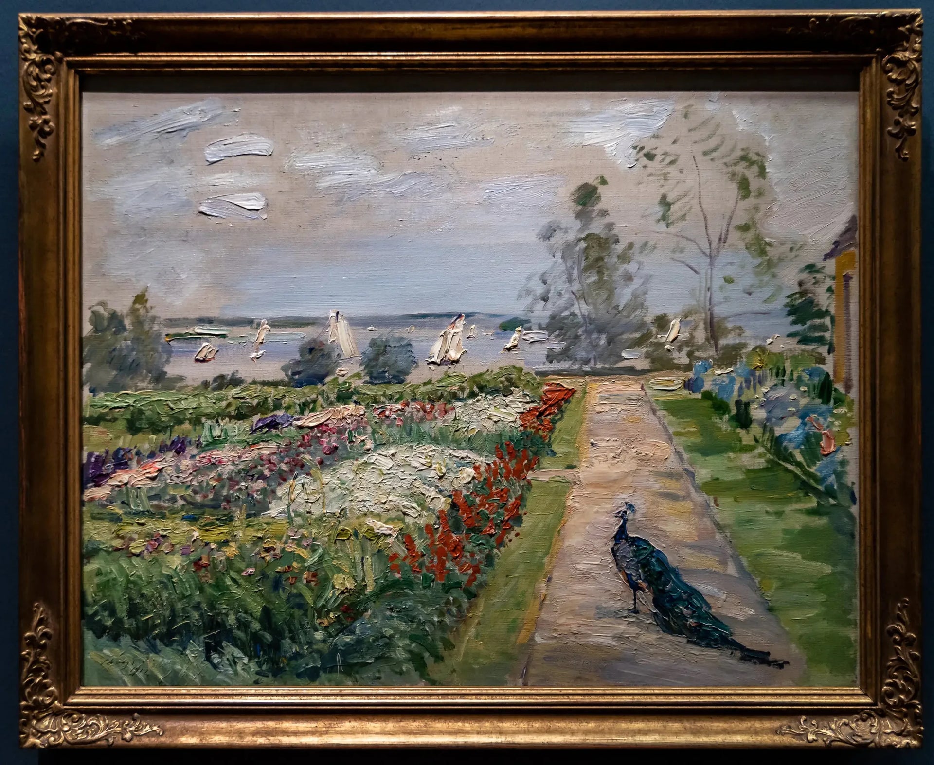 Flower Garden I in Neu Cladow - Max Slevogt image 1 reproduction artisanale de tableau
