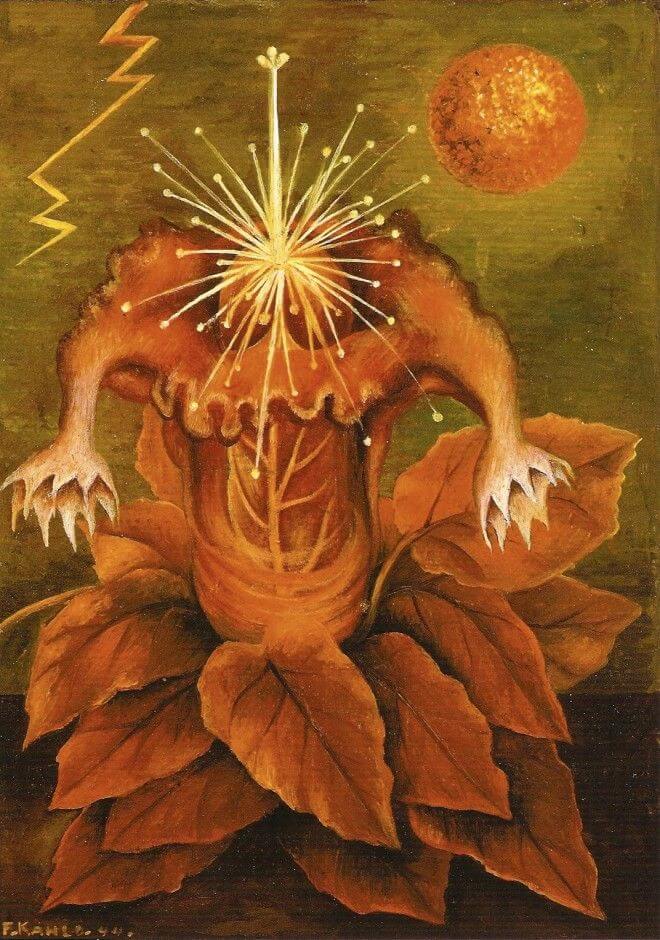 Fleur de vie - Frida Kahlo image 1 reproduction de peinture à l’huile