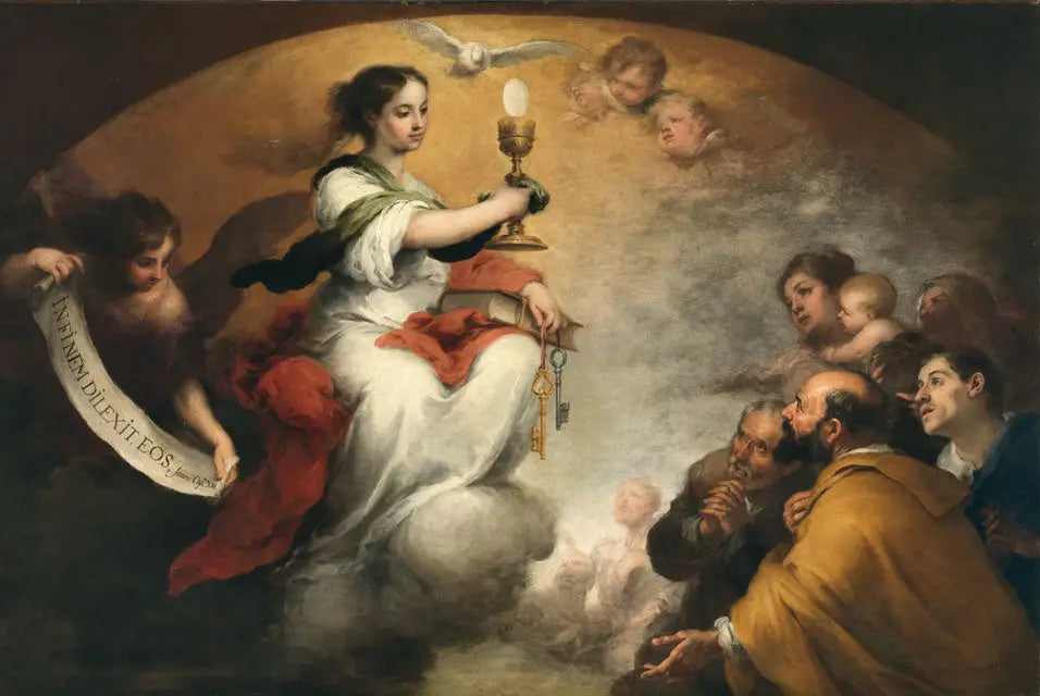 Foi - Bartolomé Esteban Murillo image 1 reproduction d’œuvre d’art à l’huile