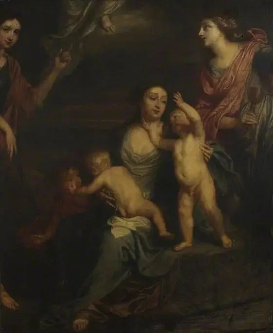 Foi, espérance et charité - Antoine van Dyck image 1 tableau peint à l’huile sur toile