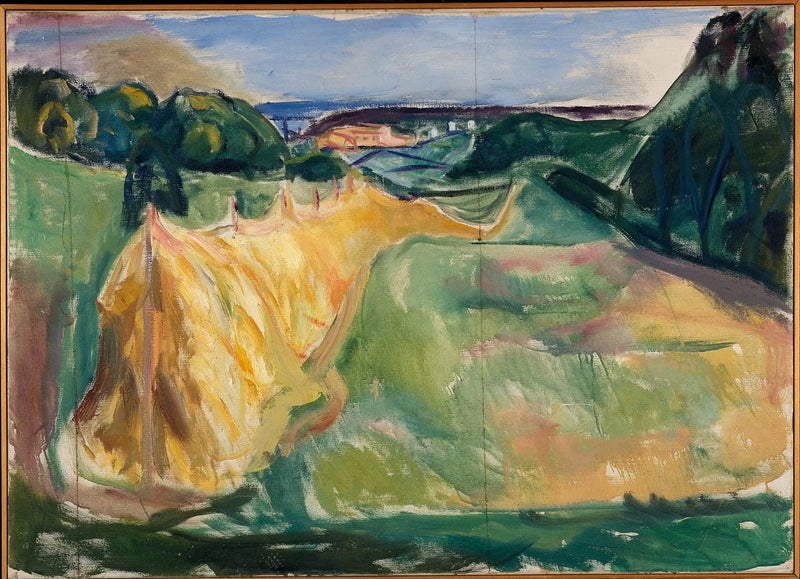 Foin séchant - Edvard Munch