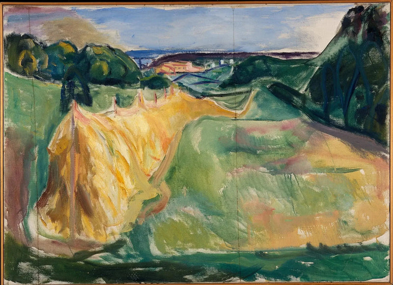 Foin séchant - Edvard Munch