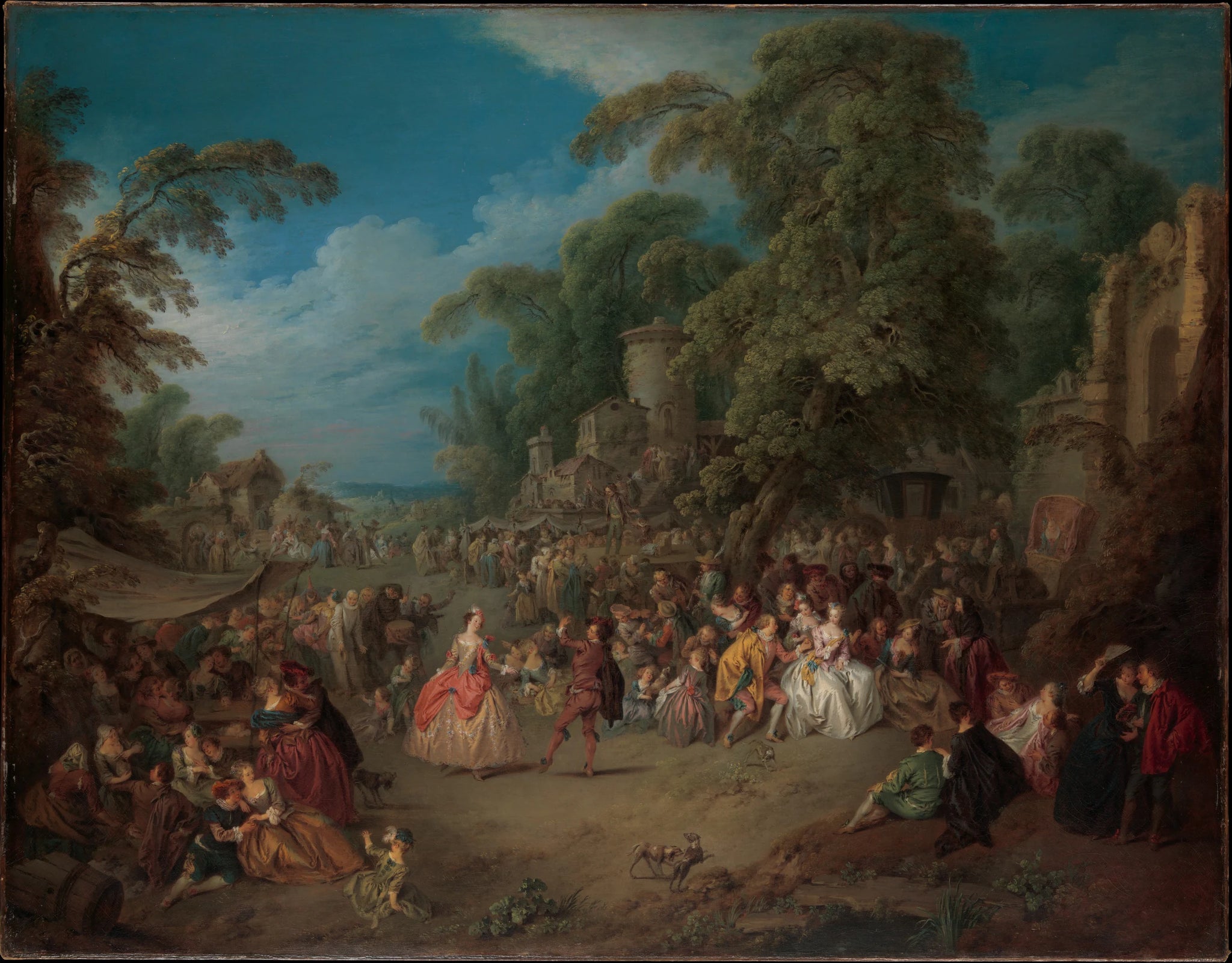 La Foire à Bezons - Jean-Baptiste Joseph Pater
