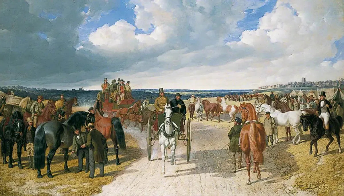 Foire de Barnet - John Frederick Herring, Sr. image 1 tableau peint à l’huile sur toile