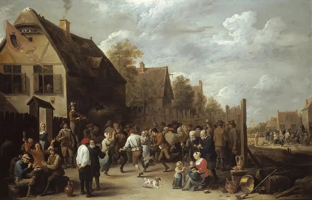 Foire du village - David Teniers le Jeune image 1 reproduction d’œuvre d’art à l’huile