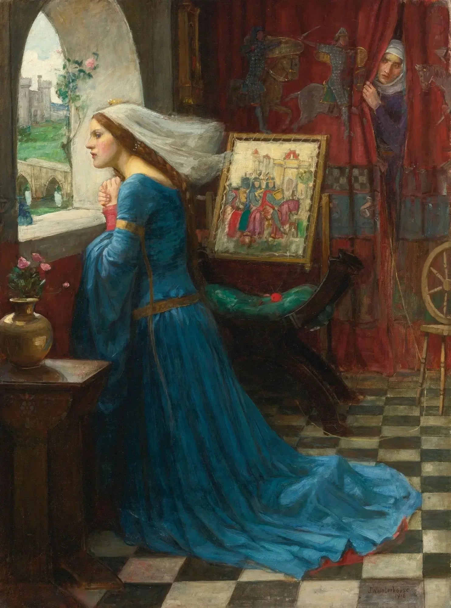 Foire Rosamund - John William Waterhouse image 1 reproduction de peinture à l’huile