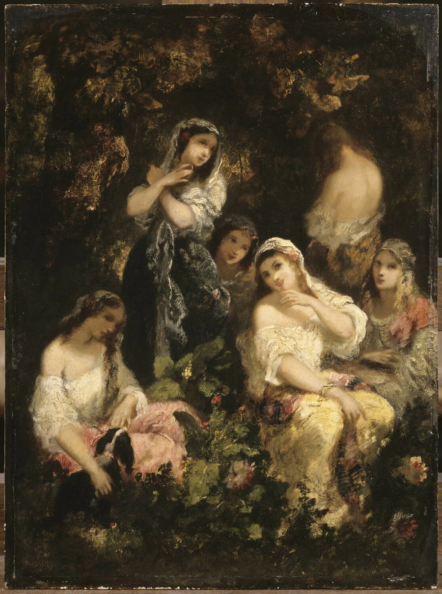 Folles filles - Narcisse Diaz de la Pena