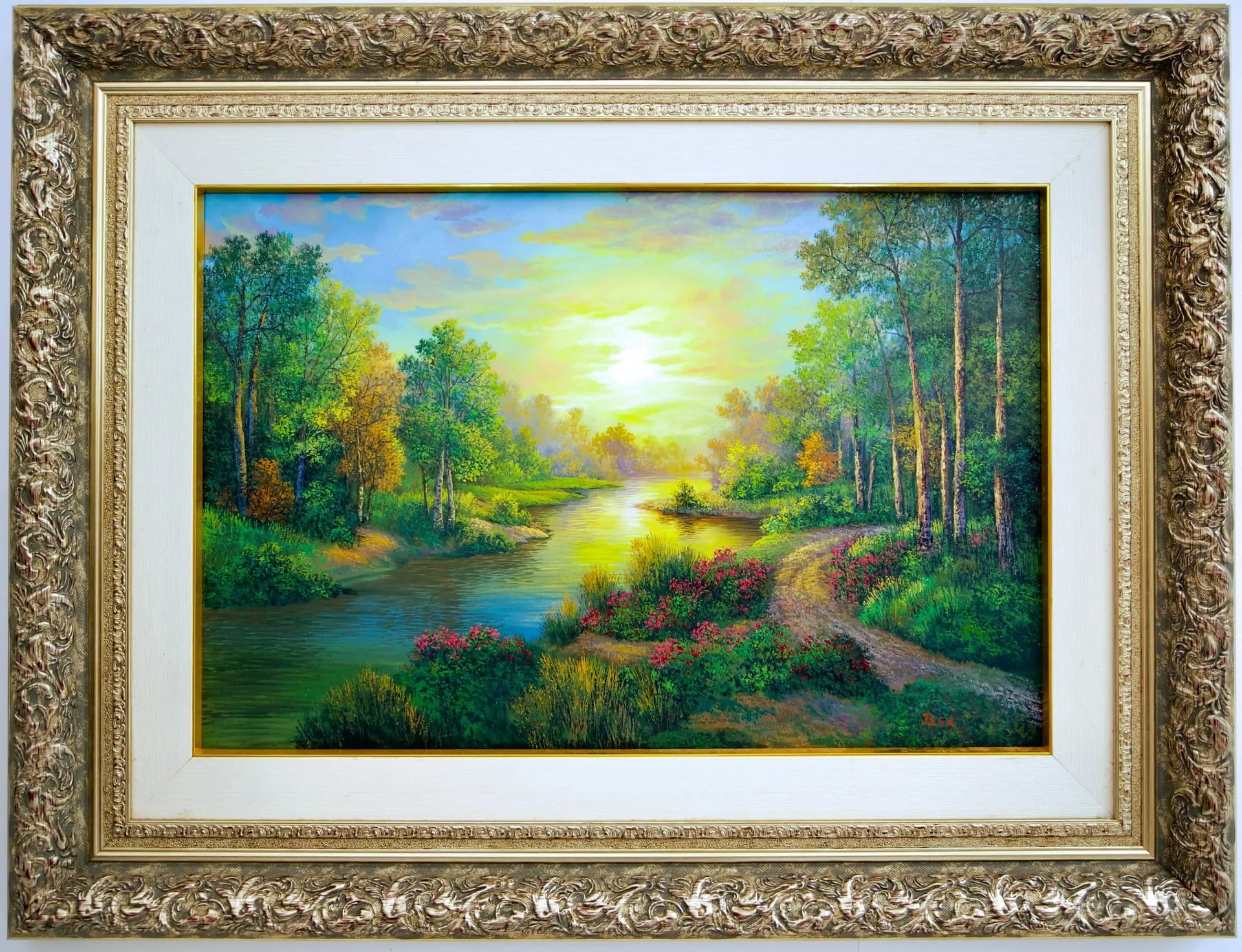 Forest and Rivers | 90 x 60 cm image 3 tableau peint à l’huile sur toile