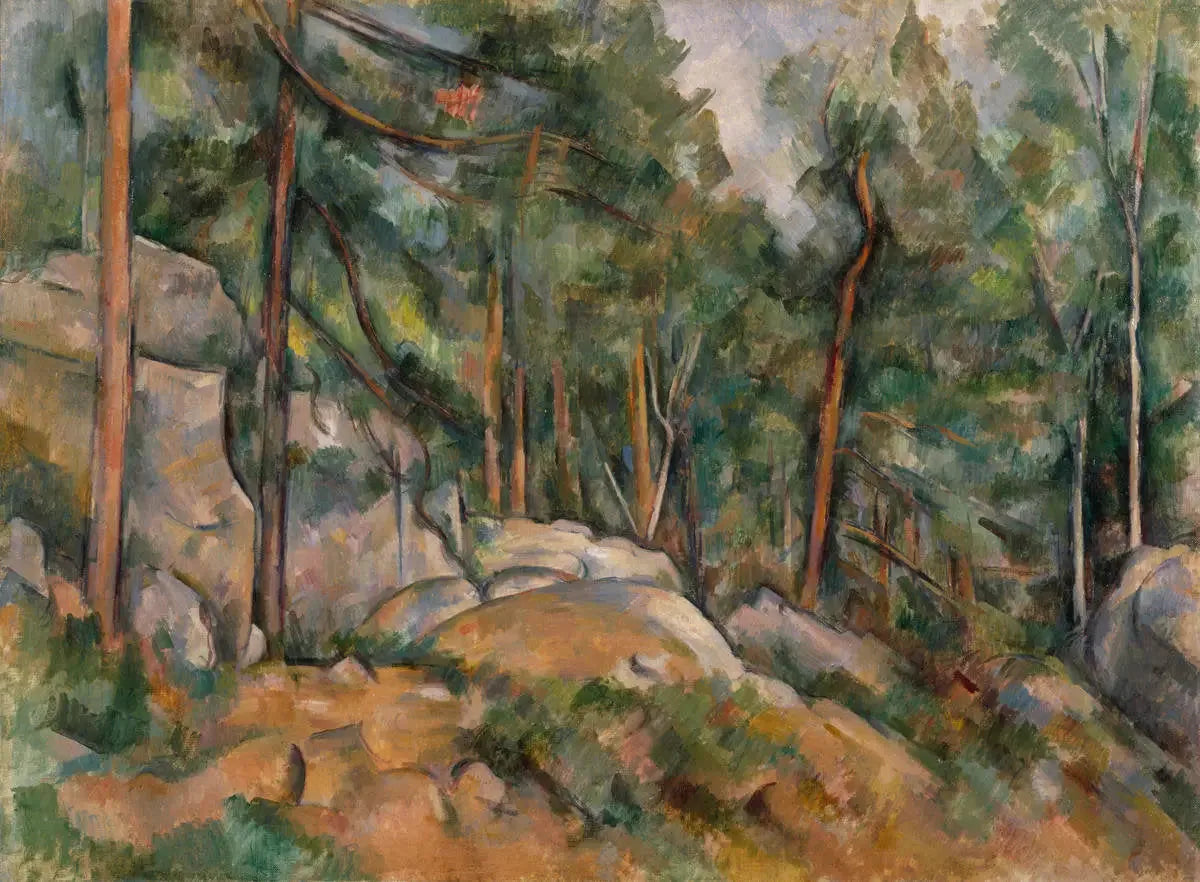Forest Interior - Paul Cézanne image 1 reproduction réalisée par Alpha Reproduction
