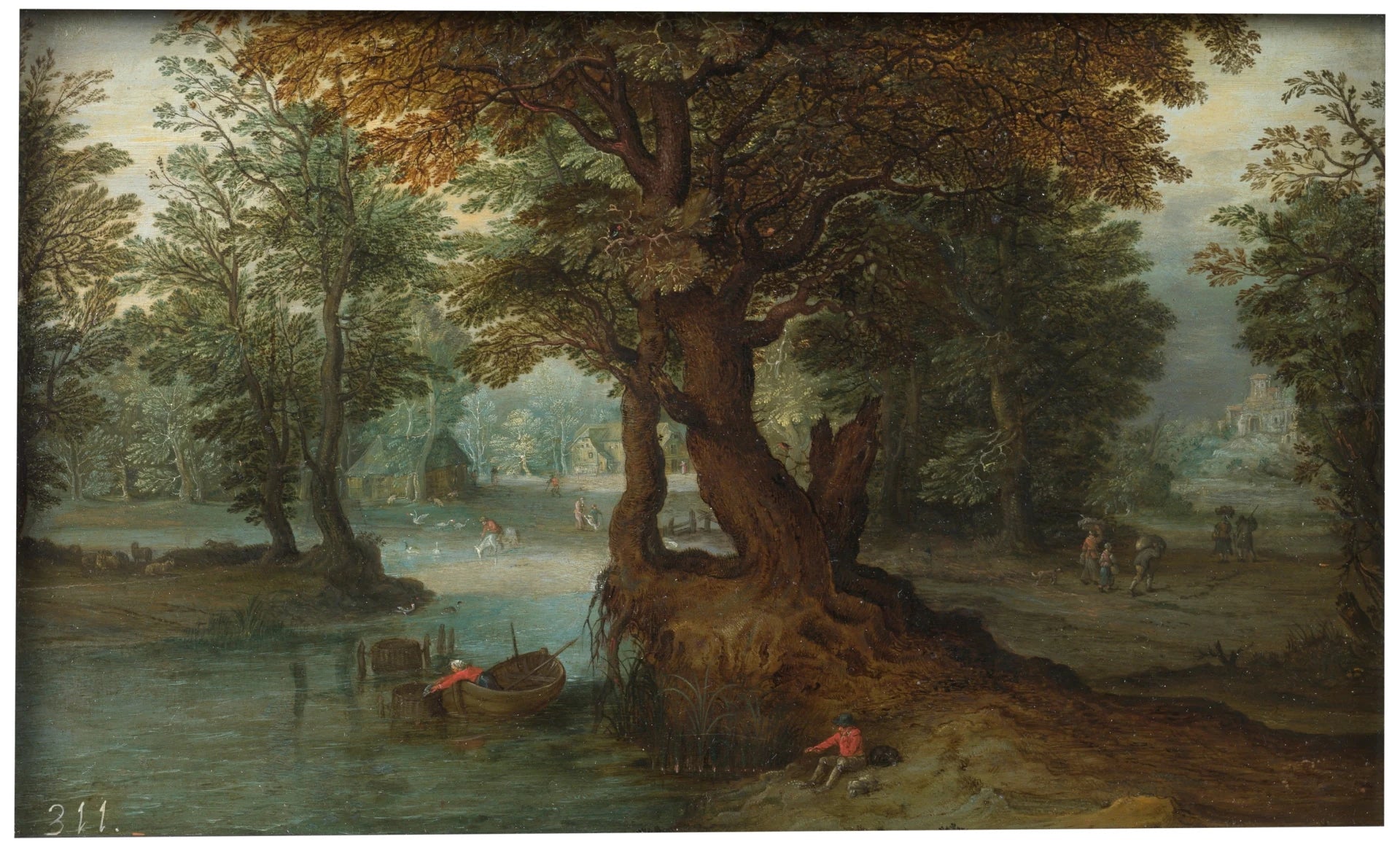 Forêt avec étang - Jan Brueghel le Jeune