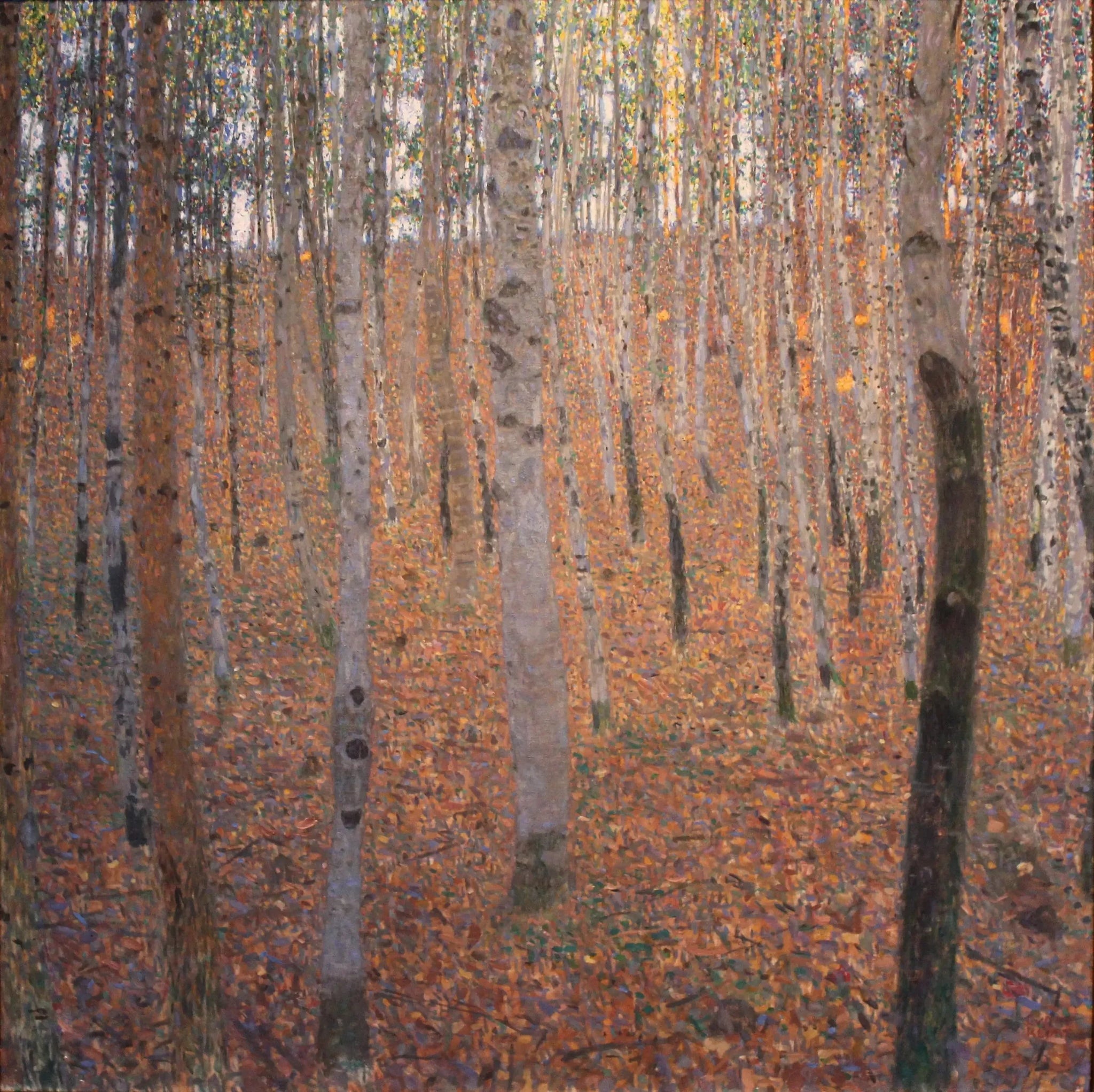 Forêt d'hêtres - Gustav Klimt image 1 copie de tableau peinte à la main