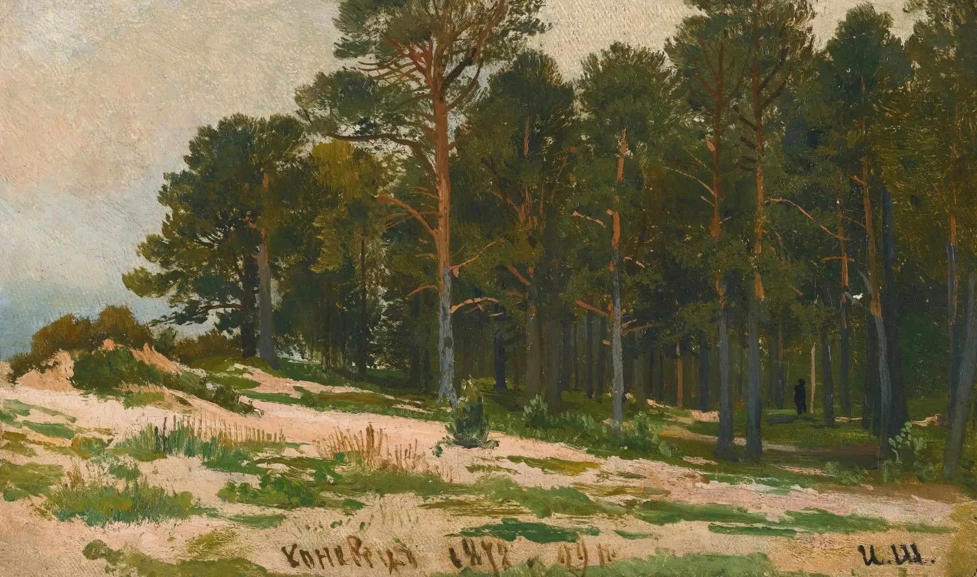 Forêt de pins - Ivan Chichkine image 1 tableau peint à l’huile sur toile