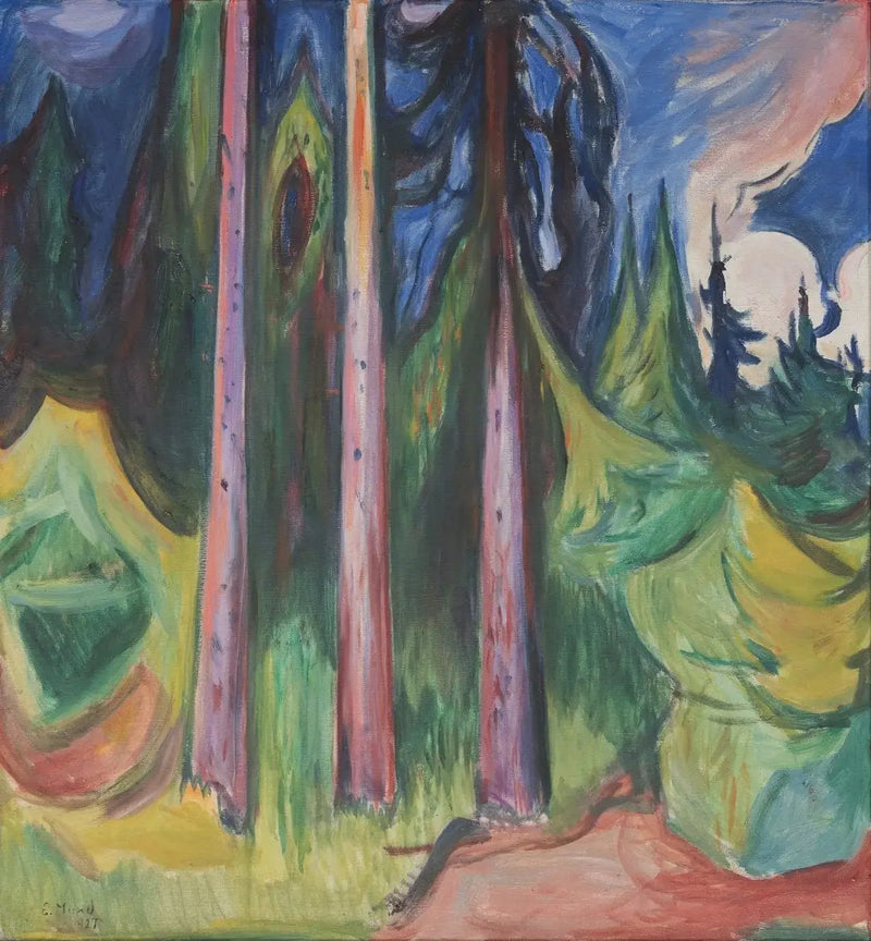 Forêt - Edvard Munch