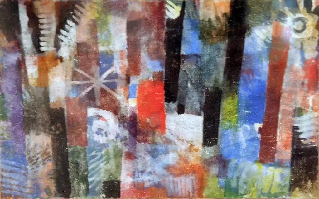 Forêt tropicale - Paul Klee image 1 copie peinte à la main à l’huile