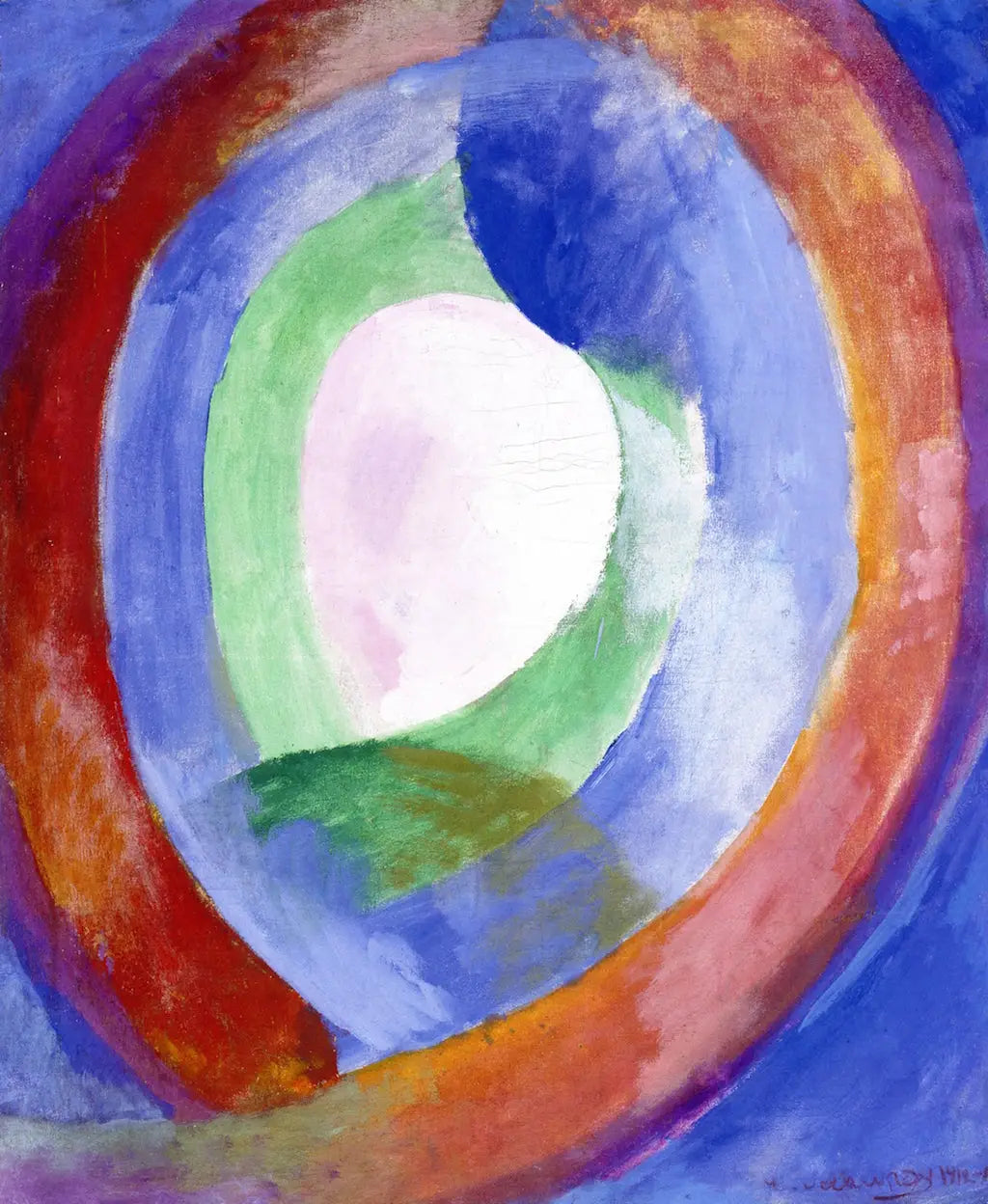 Formes circulaires, Lune no. 1 - Robert Delaunay image 1 reproduction réalisée par Alpha Reproduction