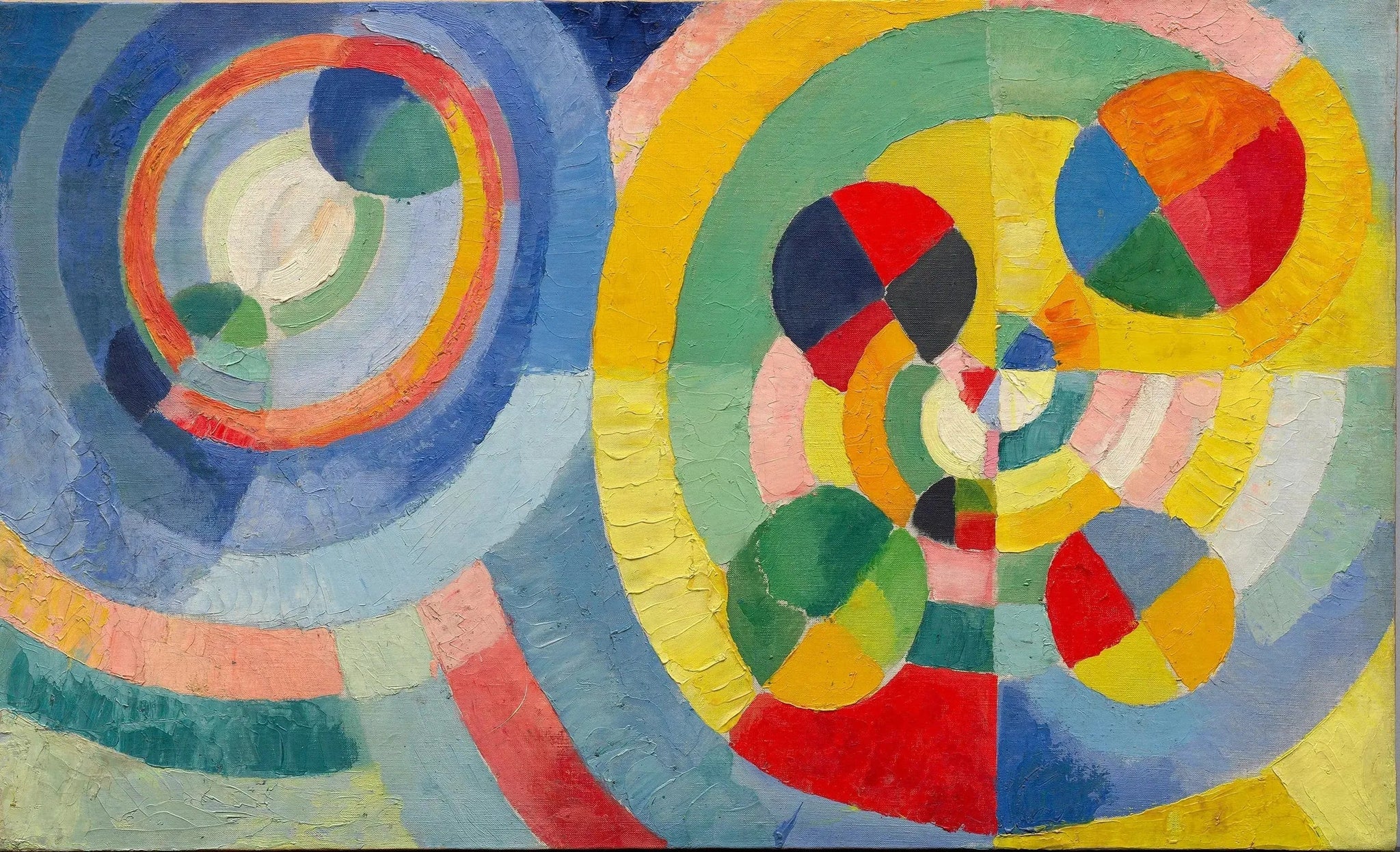 Formes circulaires - Robert Delaunay image 1 reproduction artisanale de tableau