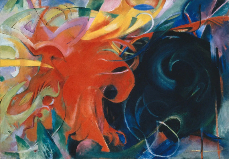 Formes combattantes - Franz Marc