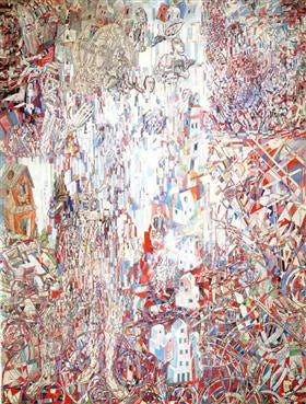 Formule du prolétariat de Petrograd - Pavel Filonov image 1 reproduction d’œuvre d’art à l’huile