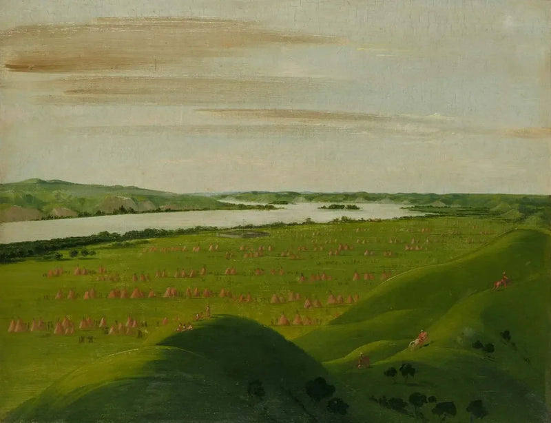 Fort Pierre, embouchure de la rivière Teton, 1200 milles au-dessus de Saint Louis - George Catlin