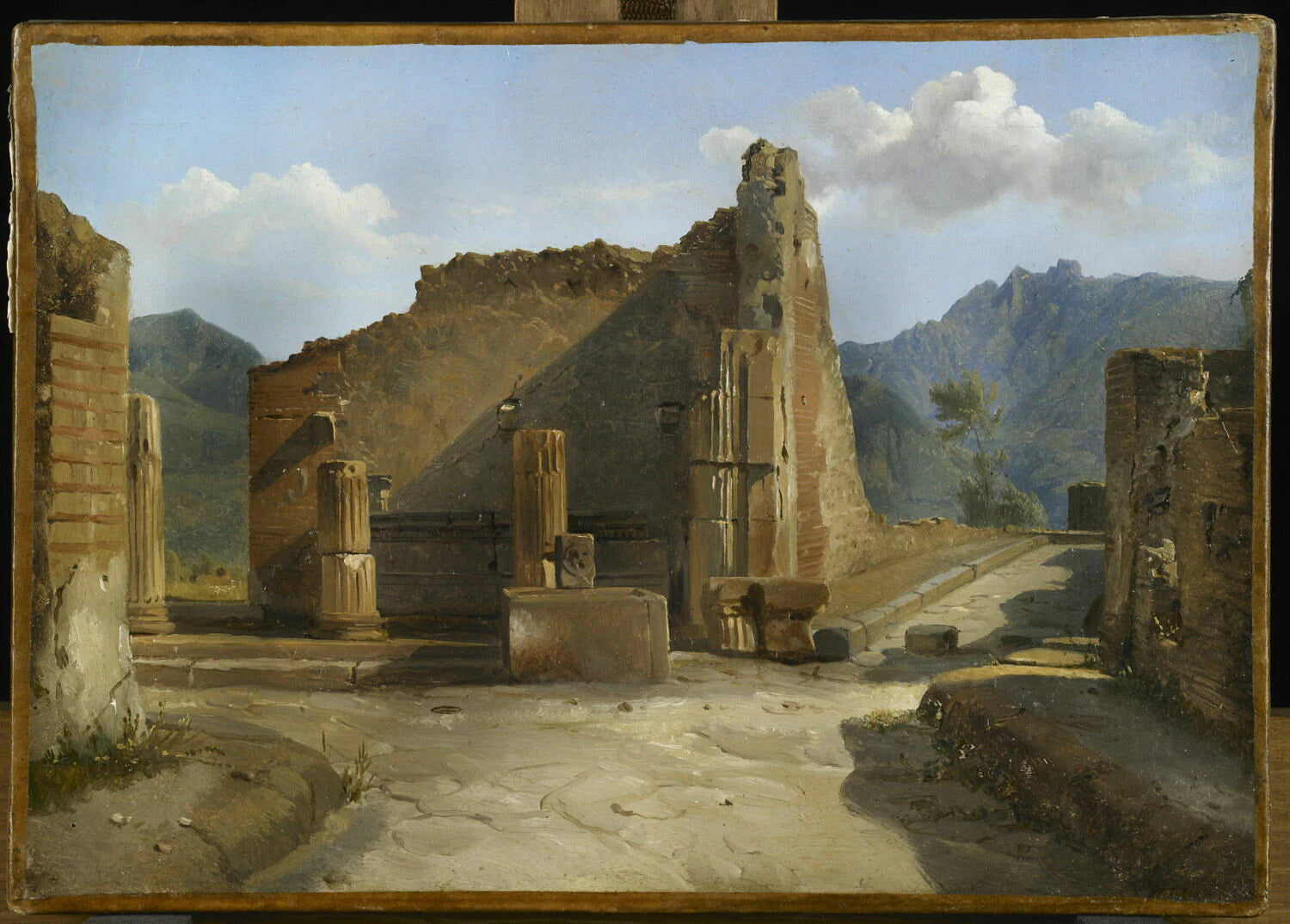 Le Forum à Pompéi - Achille Etna Michallon