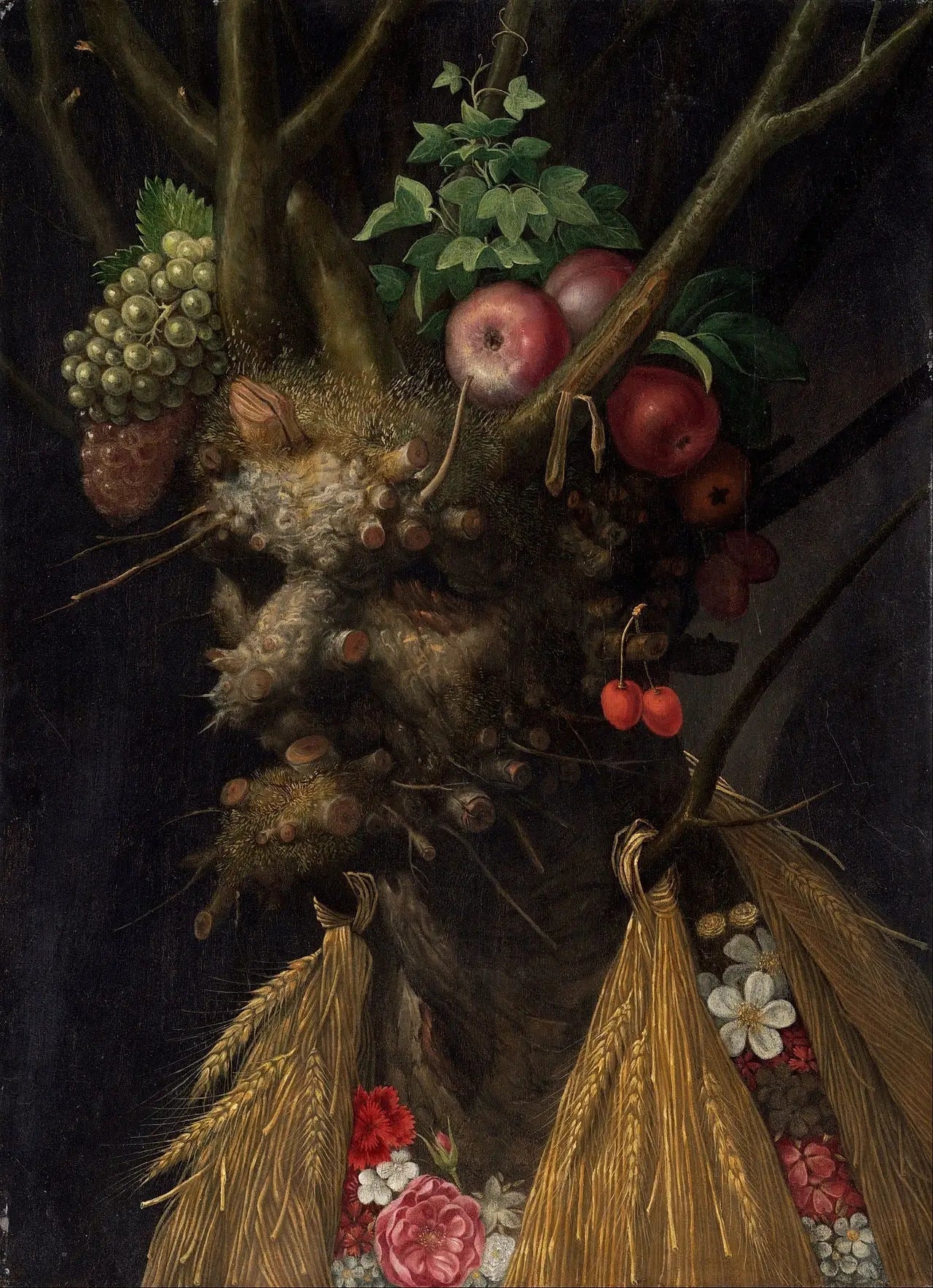 Four Seasons in One Head - Giuseppe Arcimboldo image 1 reproduction de peinture à l’huile