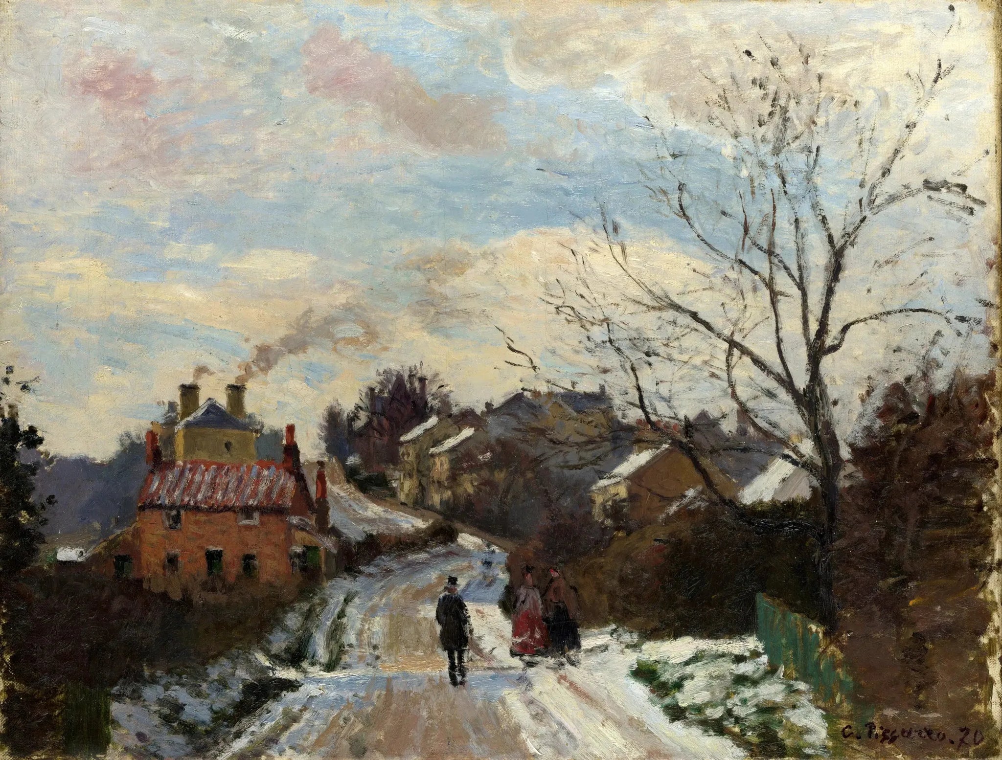 Fox Hill, Upper Norwood - Camille Pissarro image 1 reproduction d’œuvre d’art à l’huile