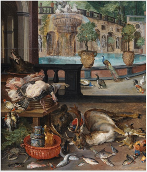 Fragment de « Le Christ dans la maison de Marthe et Marie » - Jan Brueghel le Jeune image 1 tableau peint à l’huile sur toile