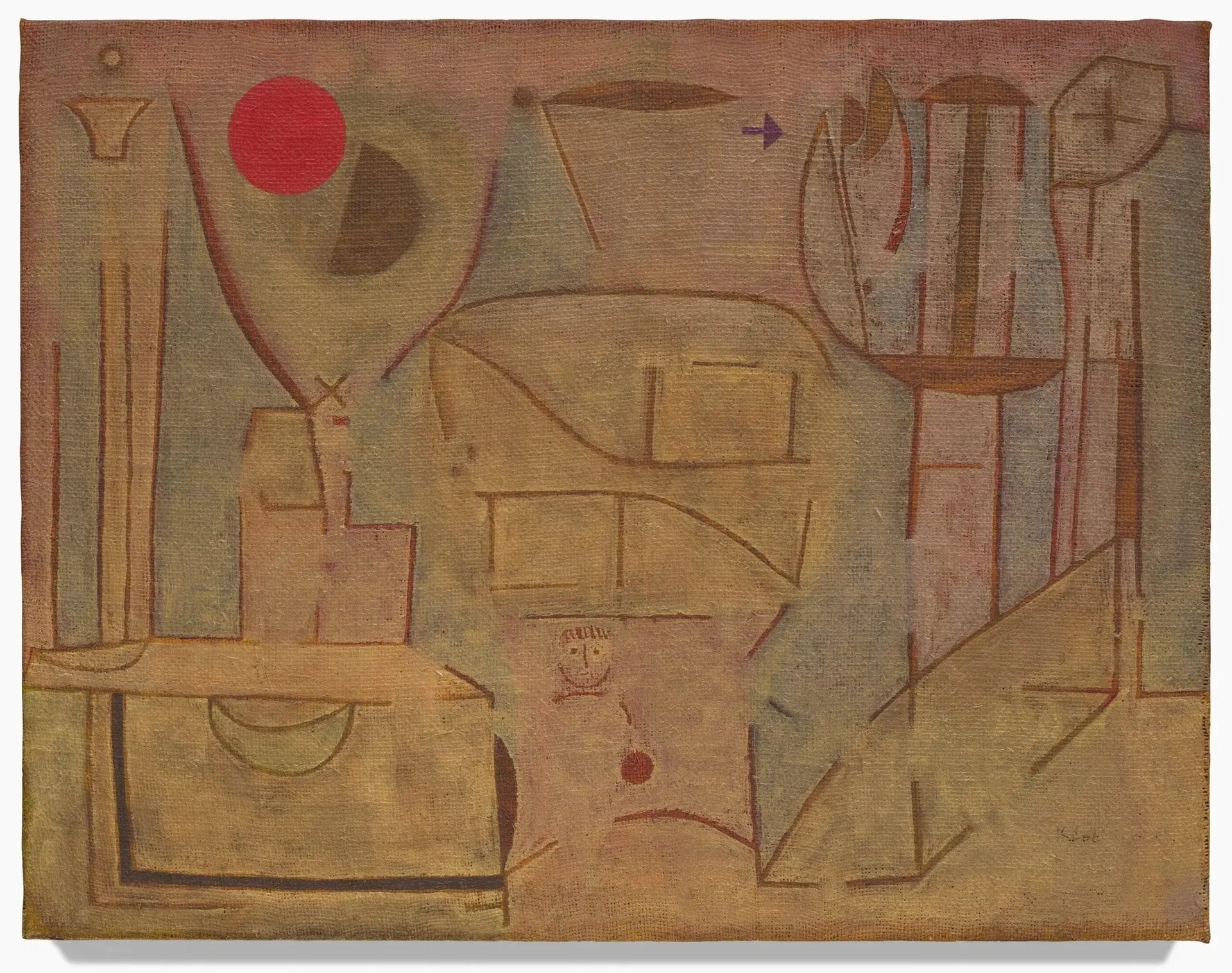 Fragment - Paul Klee image 1 copie peinte à la main à l’huile