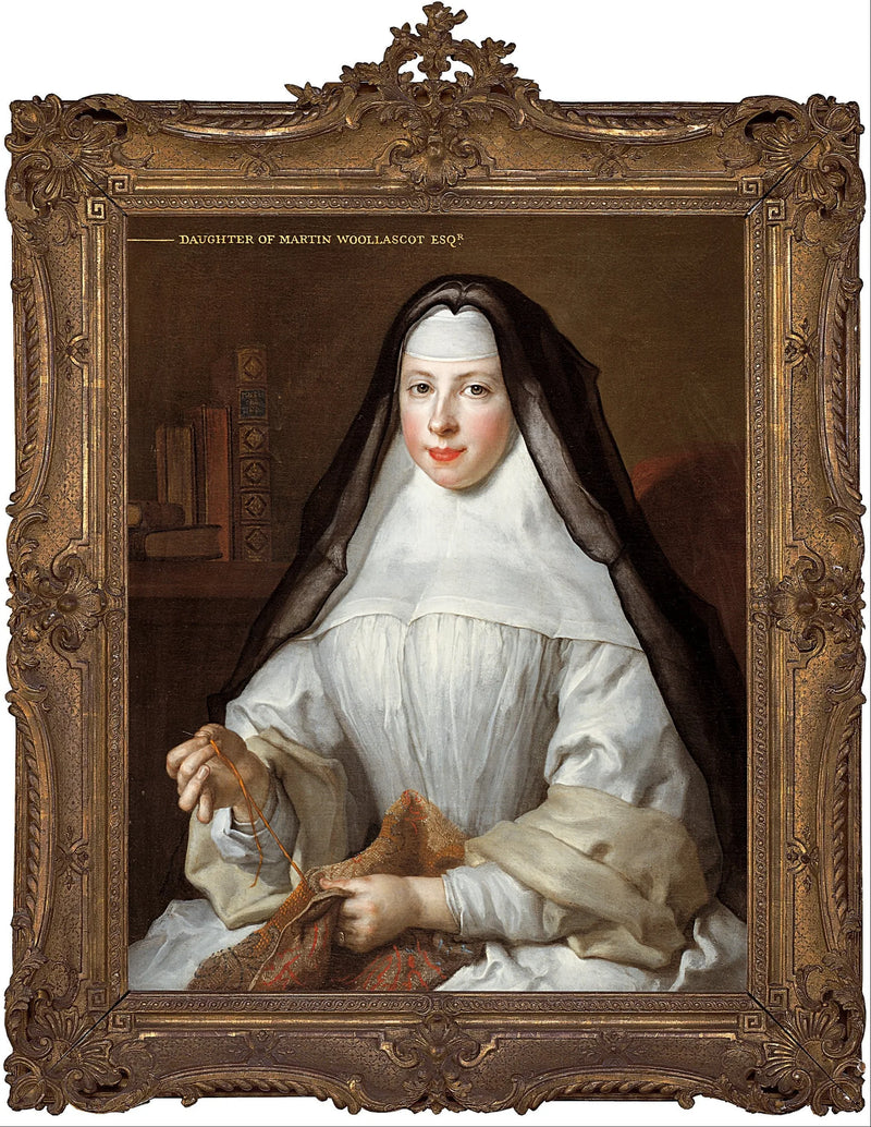 Frances Woollascott, une religieuse augustinienne - Nicolas de Largillière