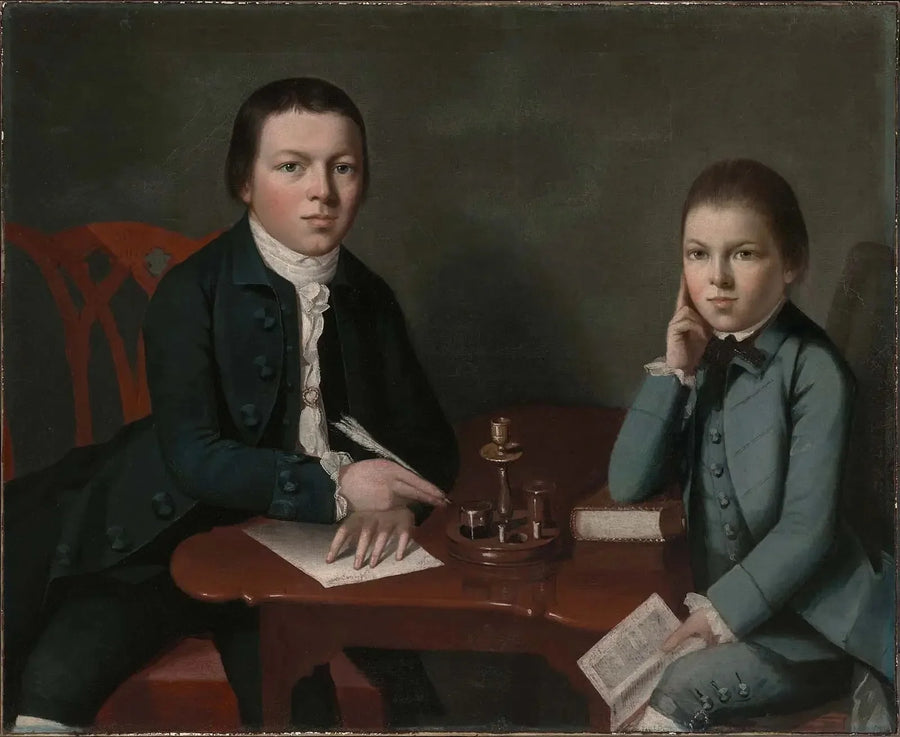 Francis Malbone et son frère Saunders - Gilbert Stuart