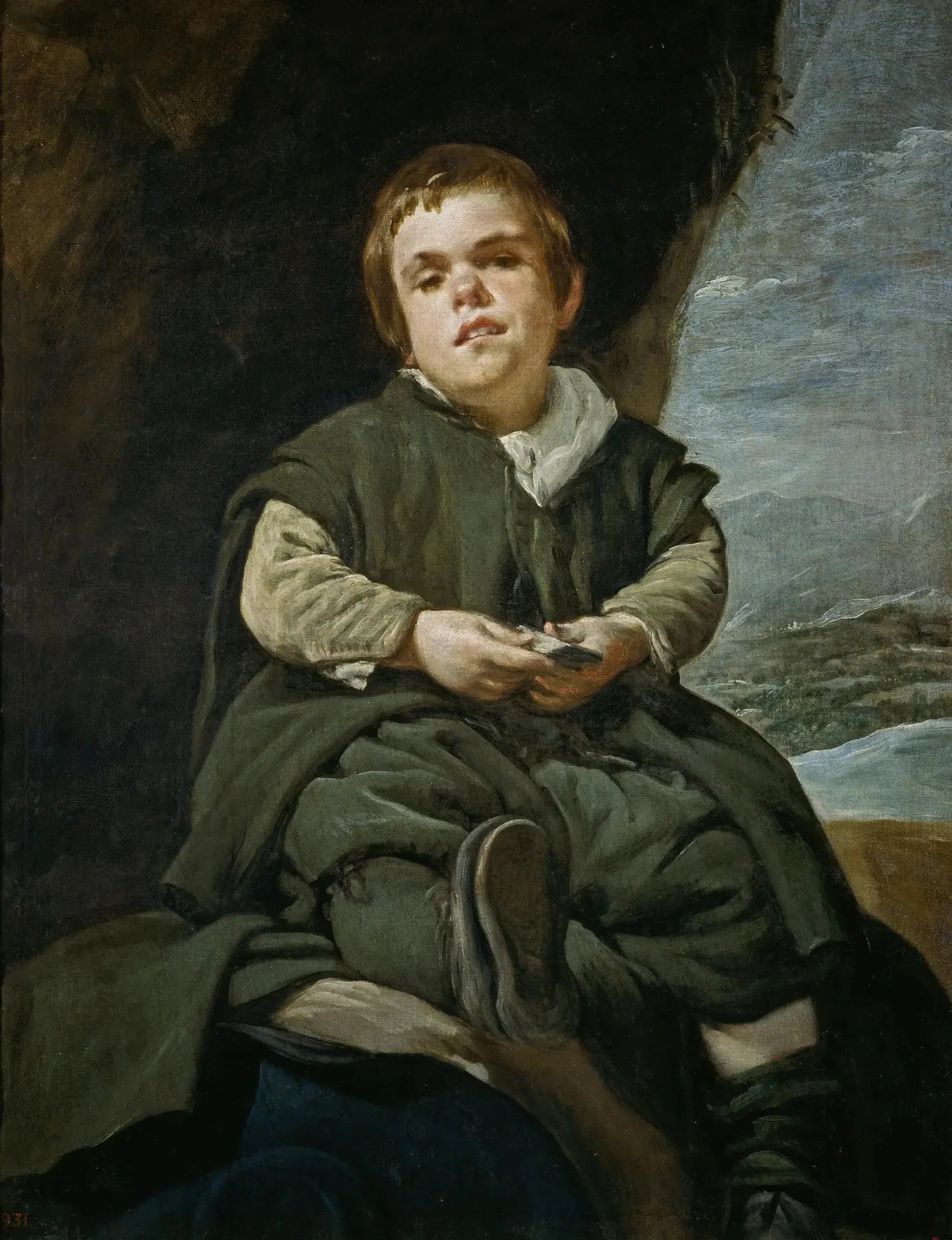 Francisco Lezcano, l'Enfant de Vallecas - Diego Velázquez image 1 copie peinte à la main à l’huile