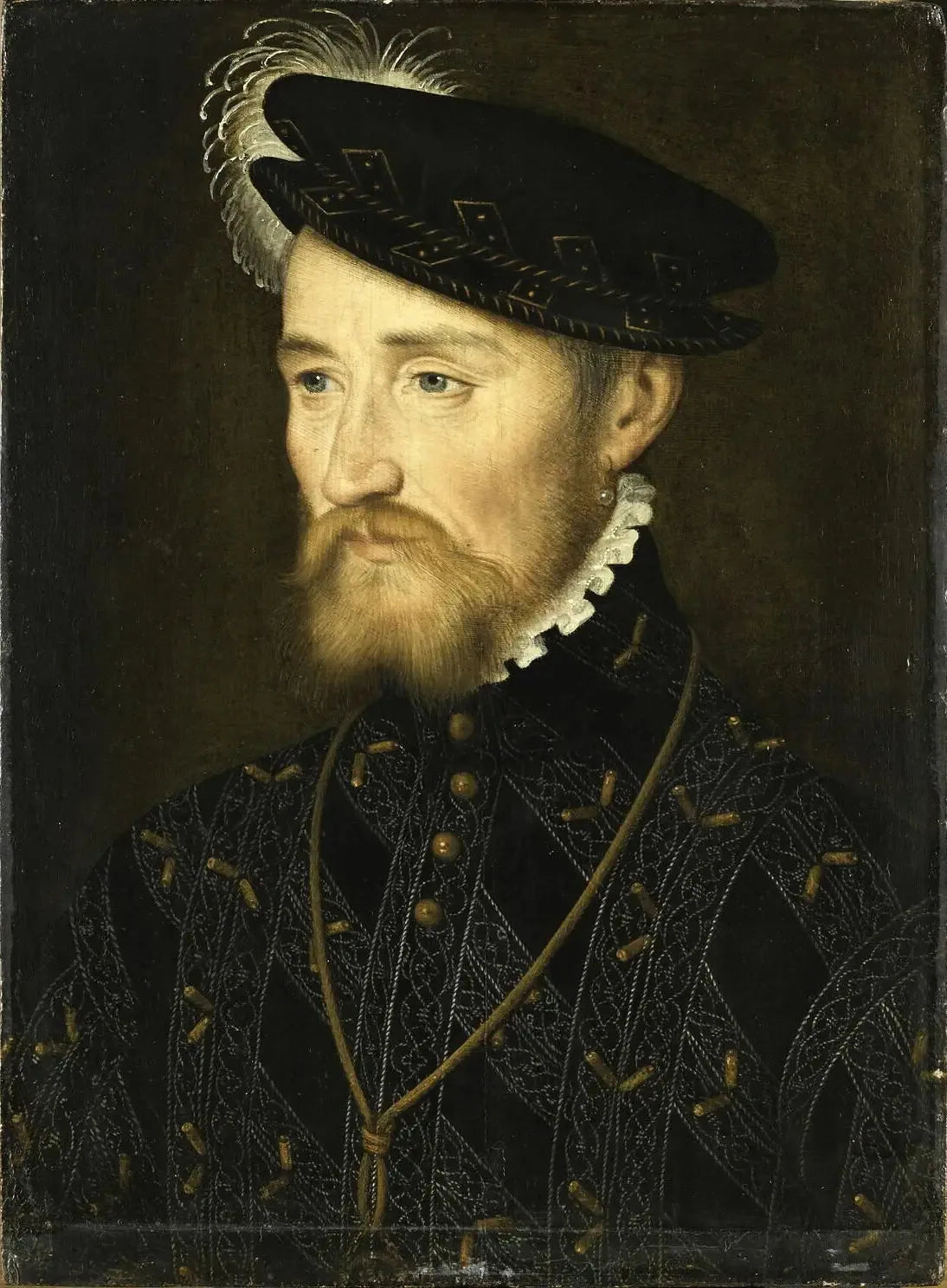 François de Lorraine, duc de Guise - François Clouet image 1 copie peinte à la main à l’huile