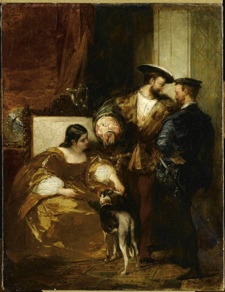 François Ier et la duchesse d'Étampes - Richard Bonington