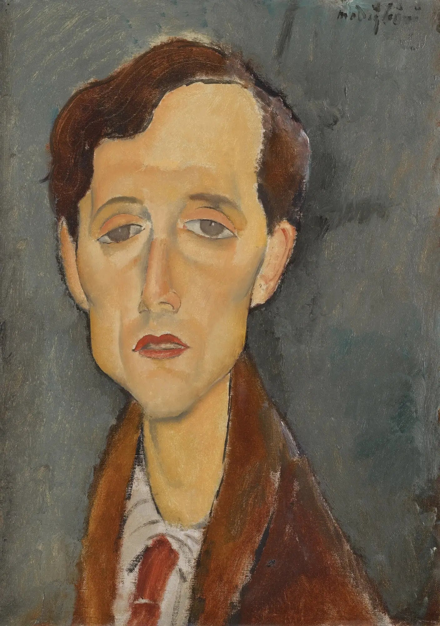 Frans Hellens - Amedeo Modigliani image 1 reproduction d’œuvre d’art à l’huile