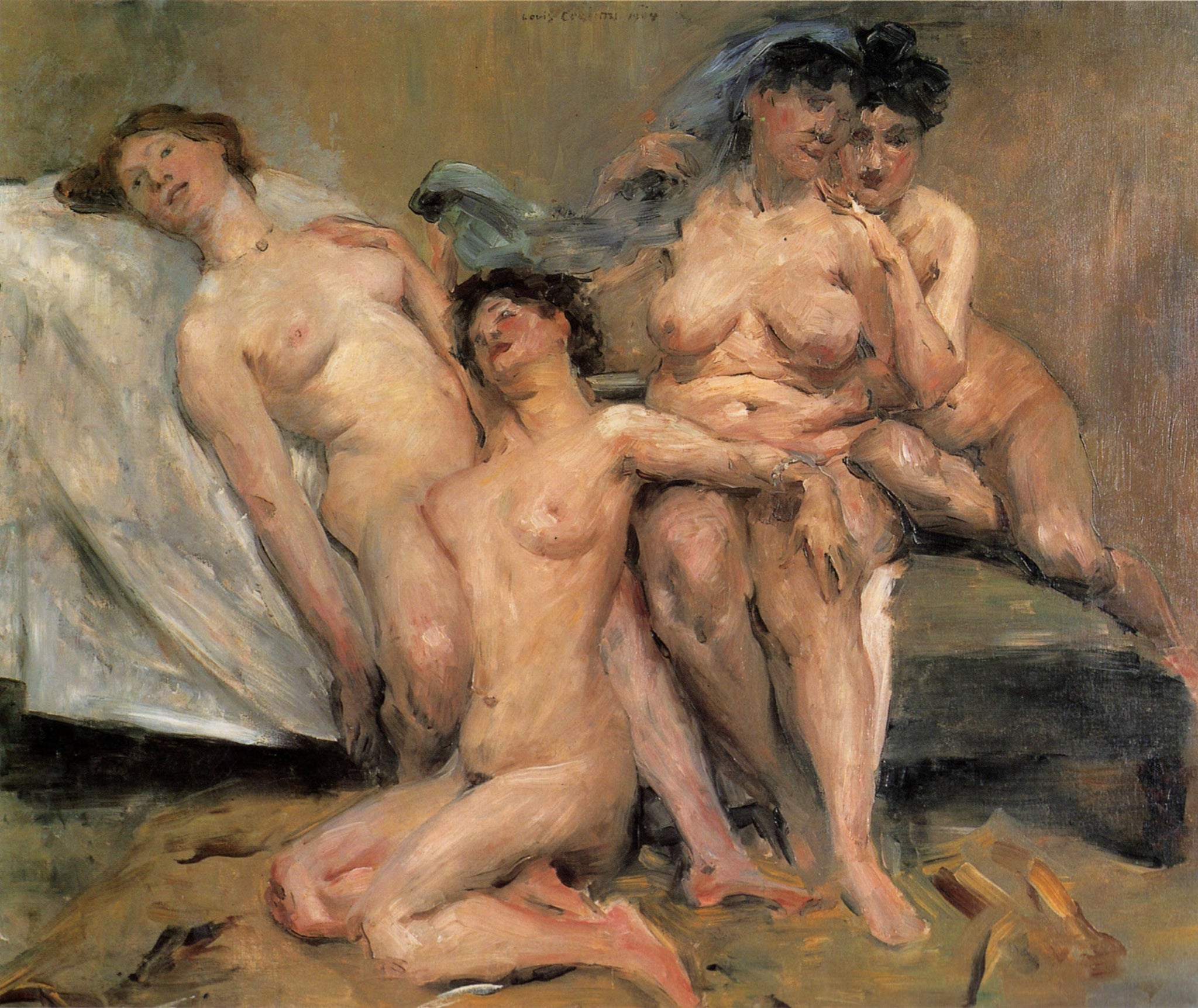 Frauengruppe - Lovis Corinth image 1 tableau peint à l’huile sur toile