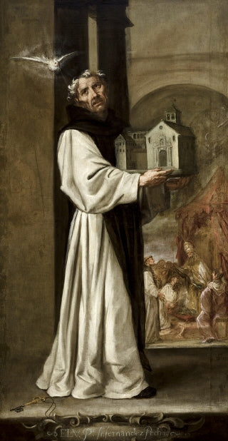 Fray Pedro Fernández Pecha - Juan de Valdés Leal image 1 reproduction artisanale de tableau