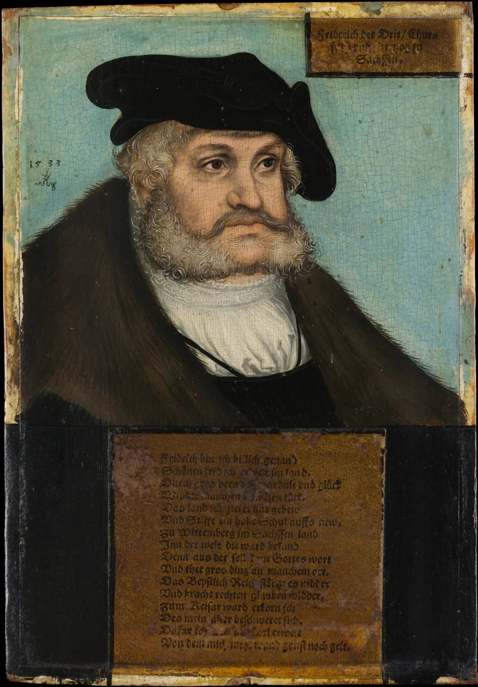 Frédéric III (1463–1525), le Sage, électeur de Saxe - Lucas Cranach the Elder image 1 tableau peint à l’huile sur toile