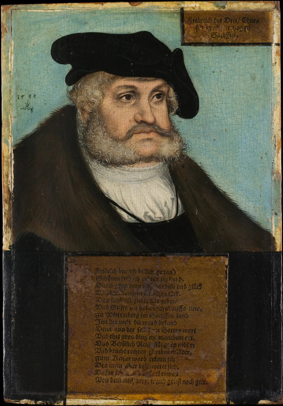 Frédéric III (1463–1525), le Sage, électeur de Saxe - Lucas Cranach the Elder