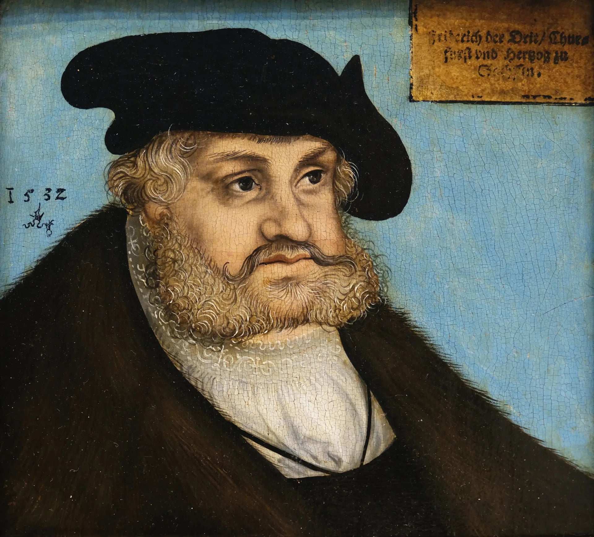 Frédéric III le Sage duc de Saxe et Prince-Électeur - Lucas Cranach the Elder image 1 reproduction d’œuvre d’art à l’huile