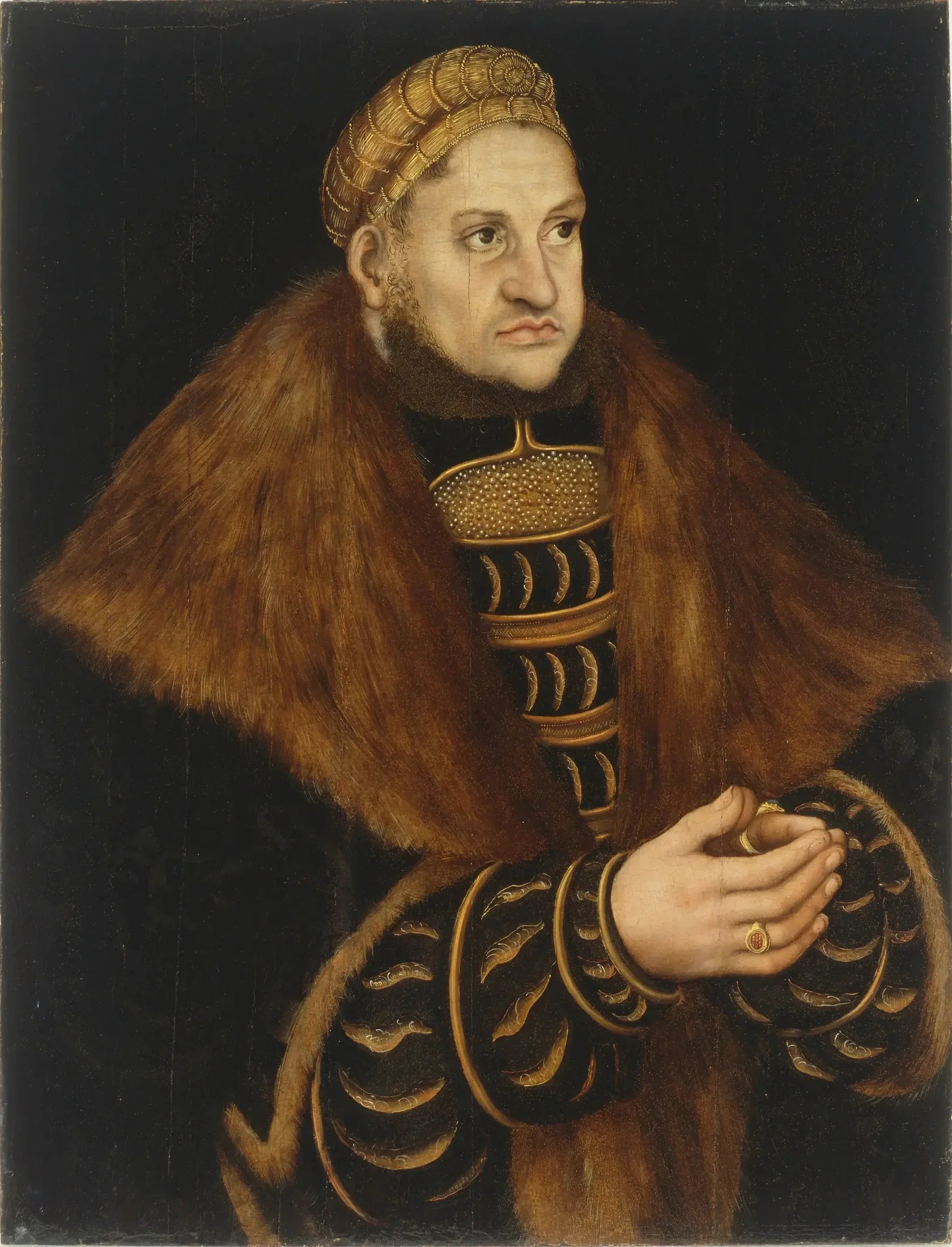 Frédéric III le Sage, électeur de Saxe - Lucas Cranach the Elder image 1 reproduction d’œuvre d’art à l’huile