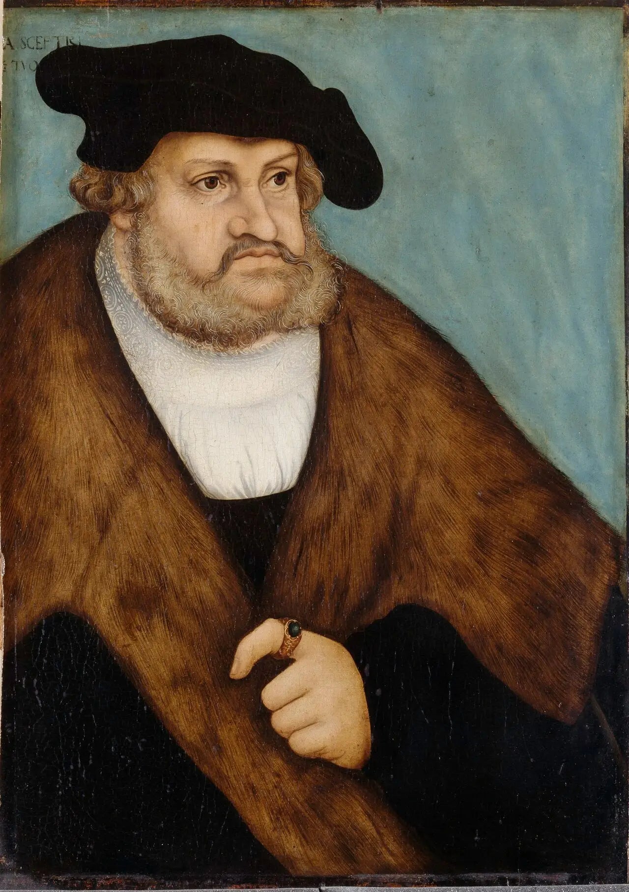 Frédéric le Sage, électeur de Saxe - Lucas Cranach the Elder image 1 tableau peint à l’huile sur toile