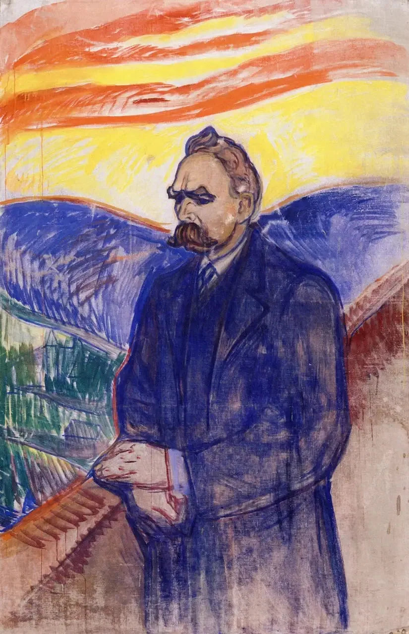 Frédéric Nietzsche - Edvard Munch image 1 copie peinte à la main à l’huile