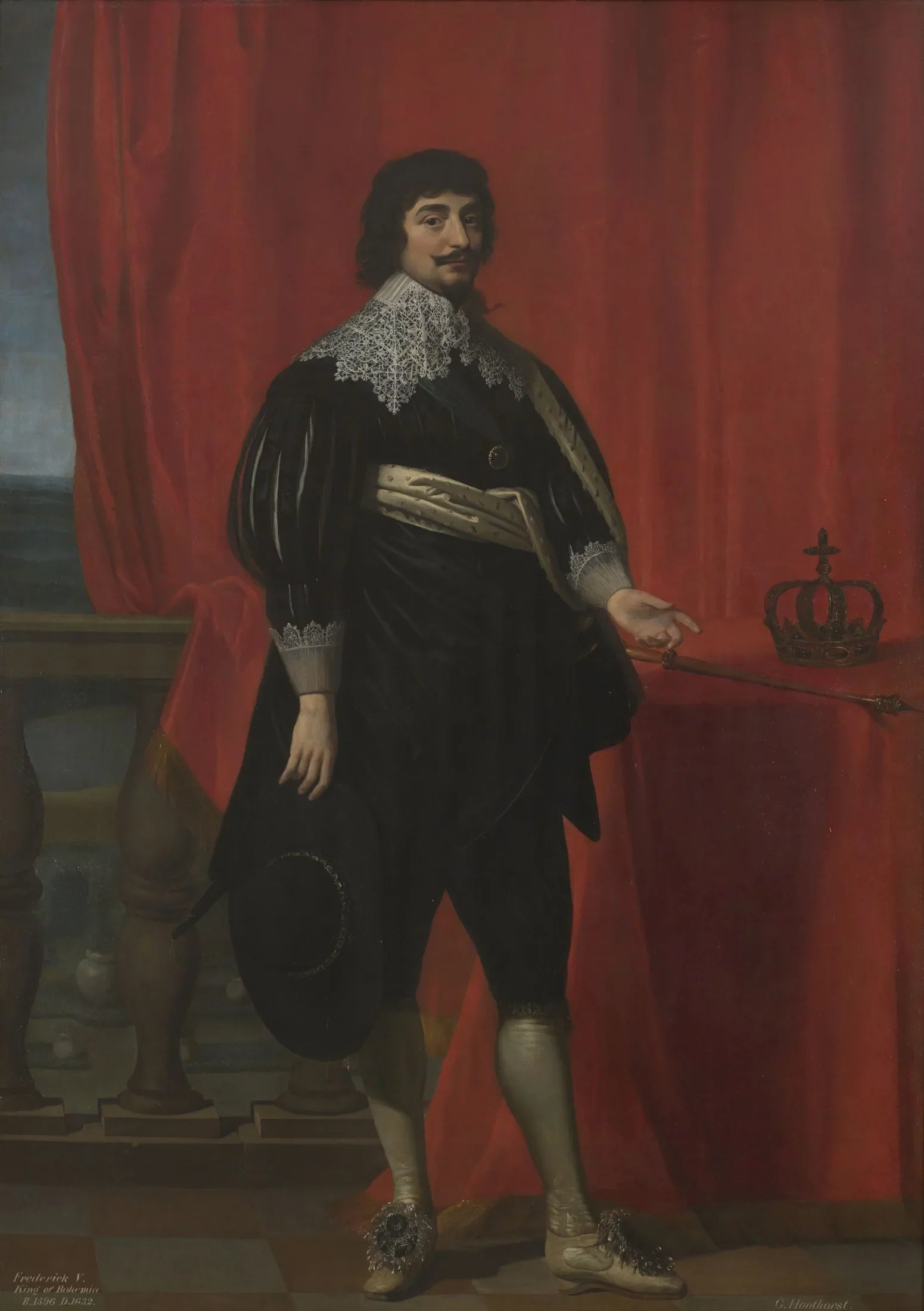 Frédéric V, roi de Bohême (1596–1632) - Gerrit van Honthorst image 1 tableau peint à l’huile sur toile