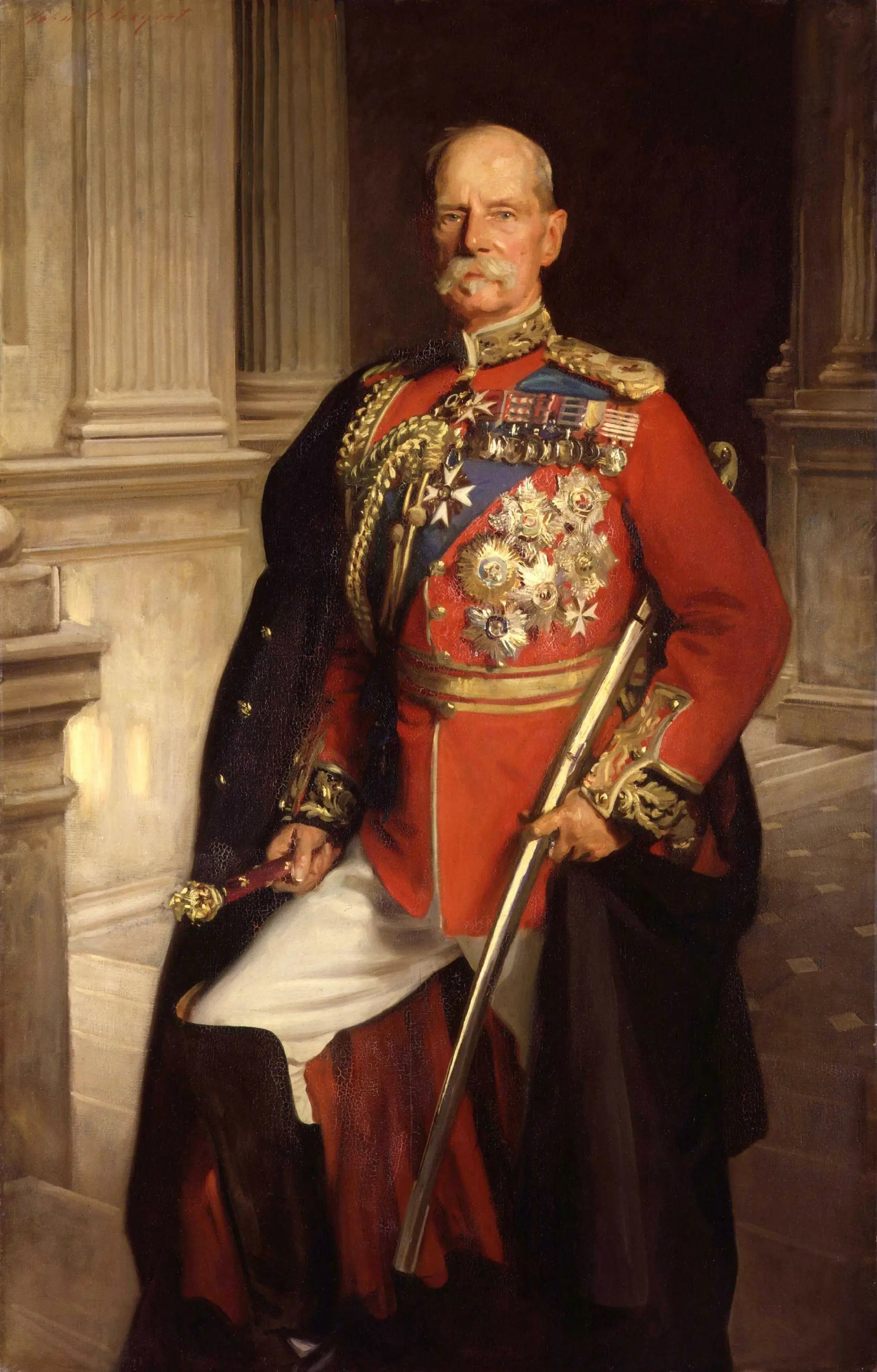 Frederick Sleigh Roberts, 1er comte Roberts - John Singer Sargent image 1 reproduction de peinture à l’huile