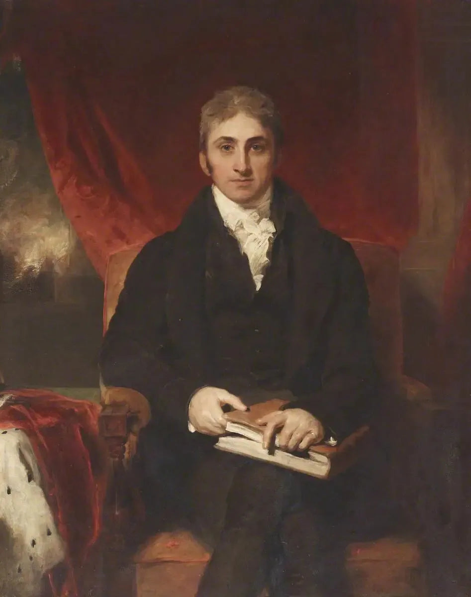 Frederick William Hervey, 5e comte de Bristol et plus tard 1er marquis de Bristol, député, FRS, FSA (1769-1859) - Thomas Lawrence image 1 copie peinte à la main à l’huile