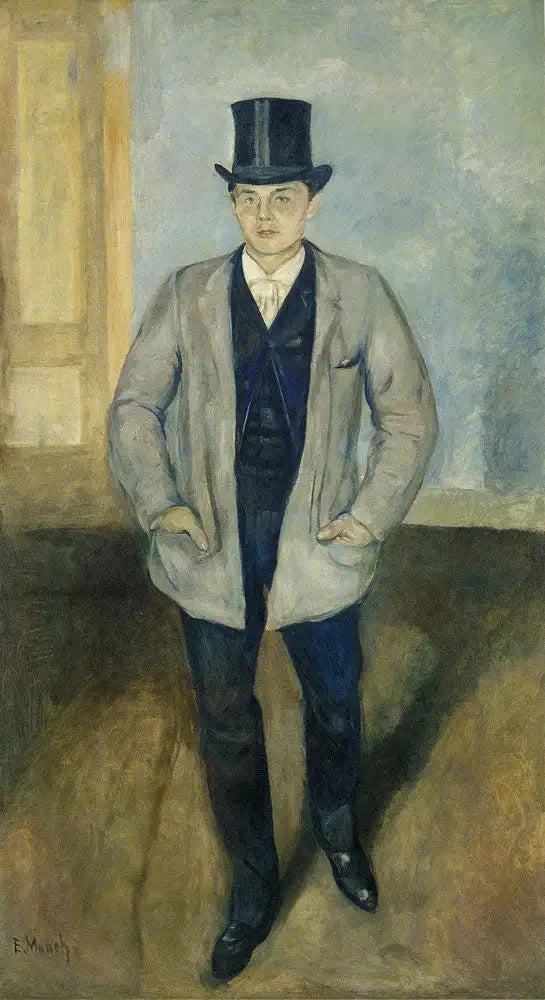 Fredrik Lidemark - Edvard Munch image 1 reproduction d’œuvre d’art à l’huile