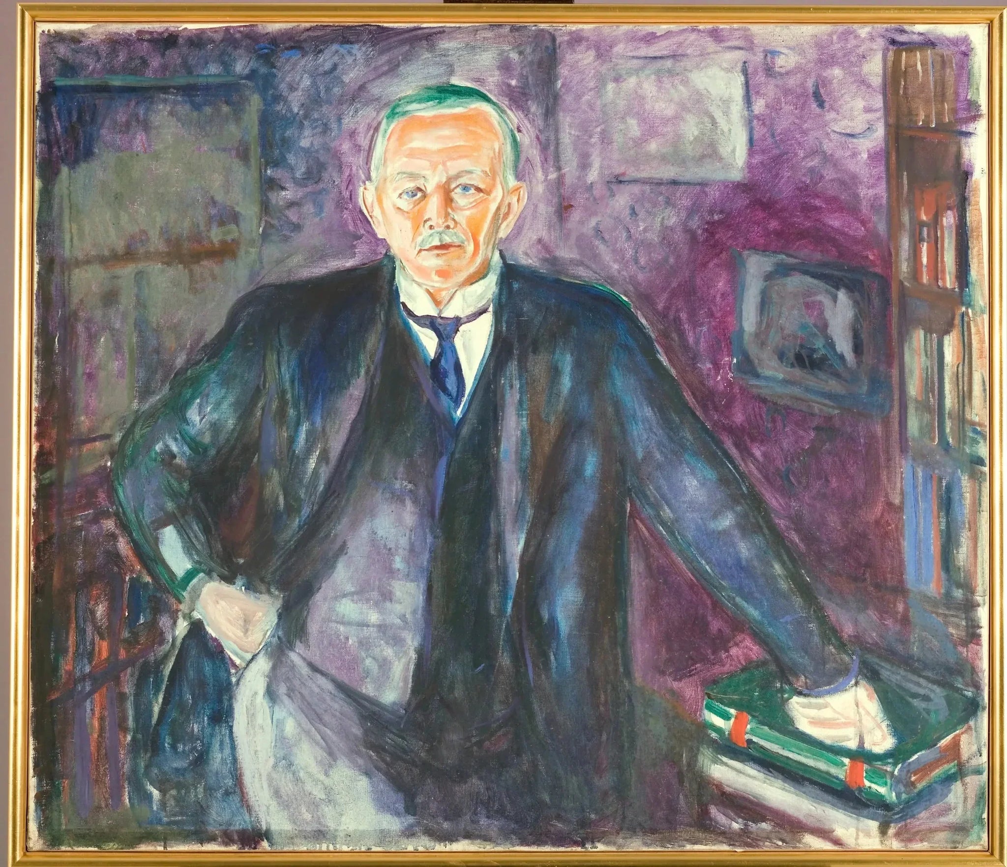 Fredrik Stang - Edvard Munch image 1 tableau peint à l’huile sur toile