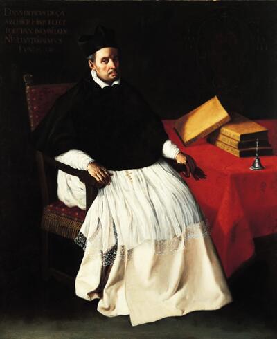 Frère Diego de Deza - Francisco de Zurbarán image 1 tableau peint à l’huile sur toile